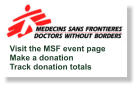 Visit the MSF event page Make a donation Track donation totals